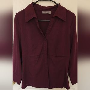 Apt. 9 stretch Womens  blouse L